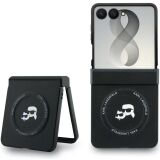 Захисний чохол Karl Lagerfeld Karl&Choupette Pins MagSafe для Samsung Galaxy Flip 8 (KLHMZF8PSMLRKCK) - Black: фото 1 з 7