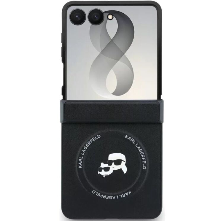 Захисний чохол Karl Lagerfeld Karl&Choupette Pins MagSafe для Samsung Galaxy Flip 8 (KLHMZF8PSMLRKCK) - Black (423575B) Захисний чохол Karl Lagerfeld Karl&Choupette Pins MagSafe для Samsung Galaxy Flip 8 (KLHMZF8PSMLRKCK) - Black: фото 4 з 7