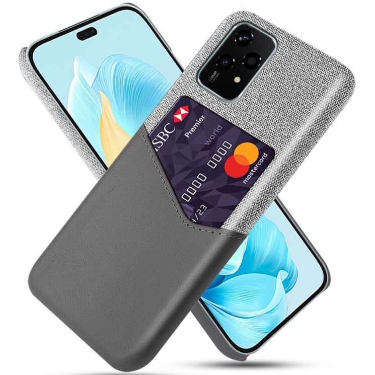 Защитный чехол KSQ Business Pocket для Honor 200 Lite - Grey: фото 1 из 4