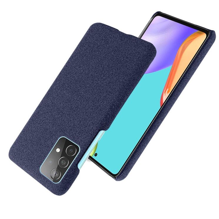 Защитный чехол KSQ Cloth Style для Samsung Galaxy A52 (A525) / A52s (A528) - Blue: фото 2 из 6