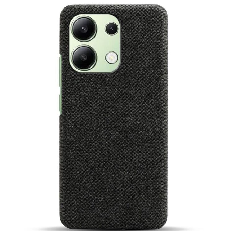 Защитный чехол KSQ Cloth Style для Xiaomi Redmi Note 13 - Black: фото 3 из 6
