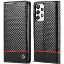 Захисний чохол LC.IMEEKE Carbon Fiber для Samsung Galaxy A52 (A525) / A52s (A528) - Horizontal Stripe: фото 1 з 7