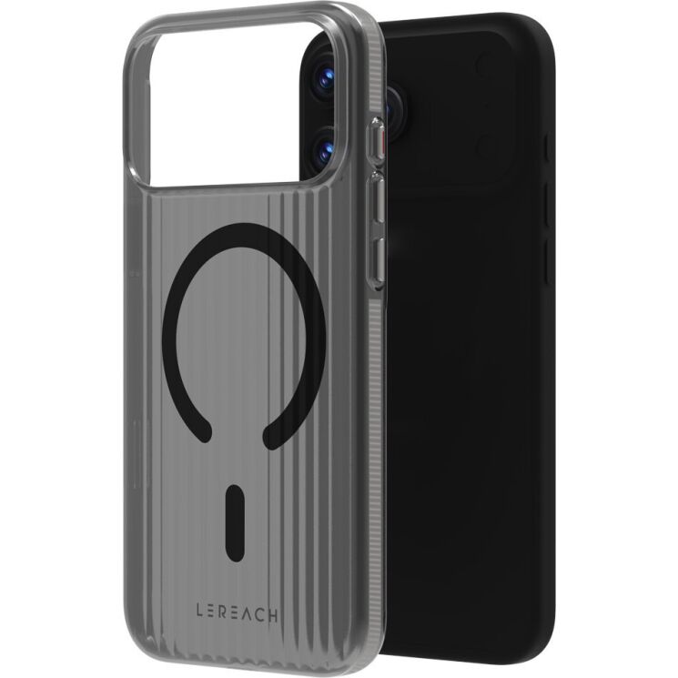 Защитный чехол LEREACH TOC Magnetic для iPhone 17 Pro Max - Grey: фото 6 из 14