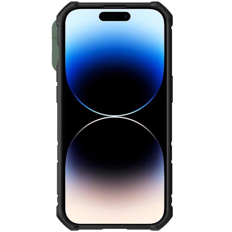 Защитный чехол NILLKIN CamShield Armor Pro для Apple iPhone 14 Pro Max - Green: фото 2 из 12