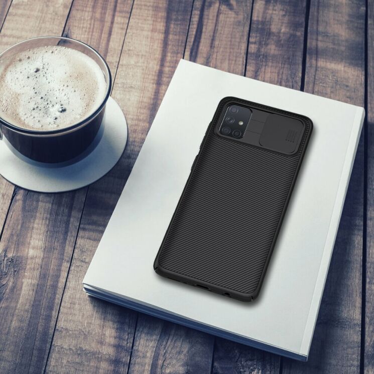 Захисний чохол NILLKIN CamShield Case для Samsung Galaxy A71 (A715) - Black: фото 15 з 16