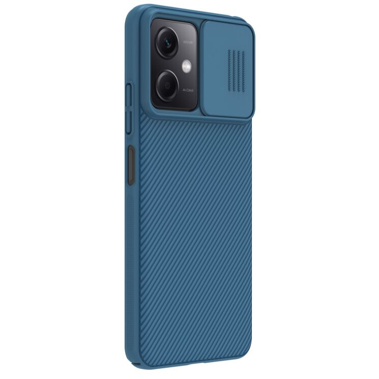 Защитный чехол NILLKIN CamShield Case для Xiaomi Redmi Note 12 5G / Poco X5 - Blue: фото 5 из 18
