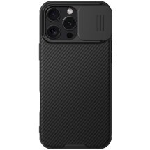 Защитный чехол NILLKIN CamShield Pro для Apple iPhone 16 Pro Max - Black: фото 1 из 17