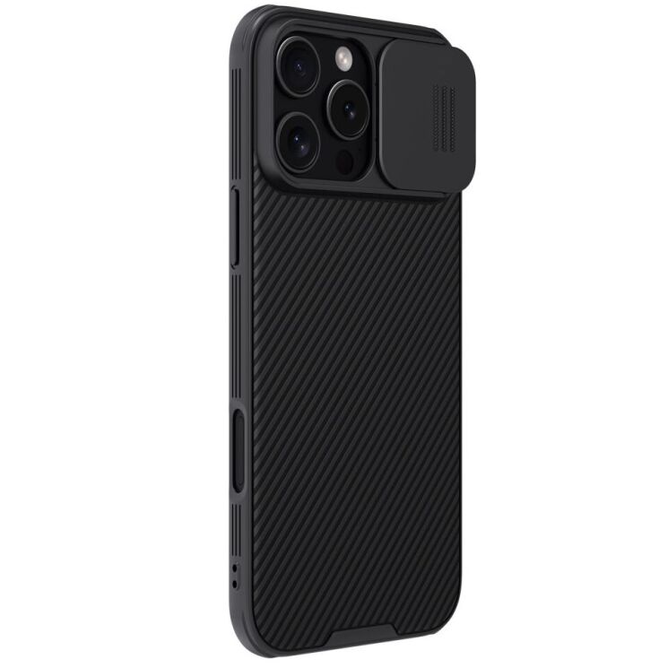 Защитный чехол NILLKIN CamShield Pro для Apple iPhone 16 Pro Max - Black: фото 3 из 17