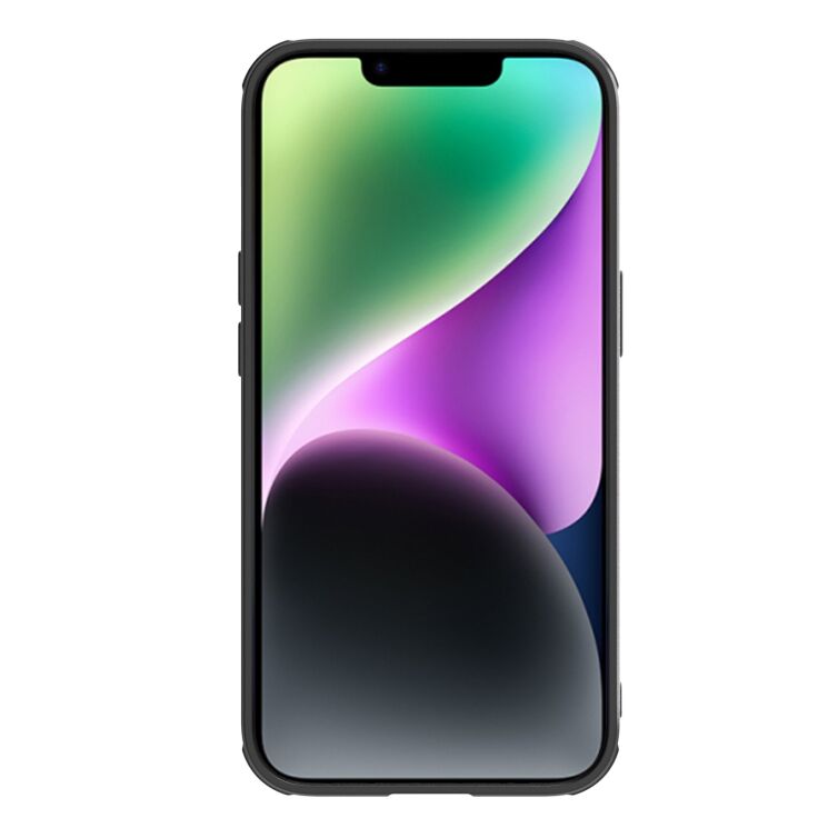 Захисний чохол NILLKIN Synthetic Fiber S Magnetic для Apple iPhone 14 - Black: фото 2 з 16