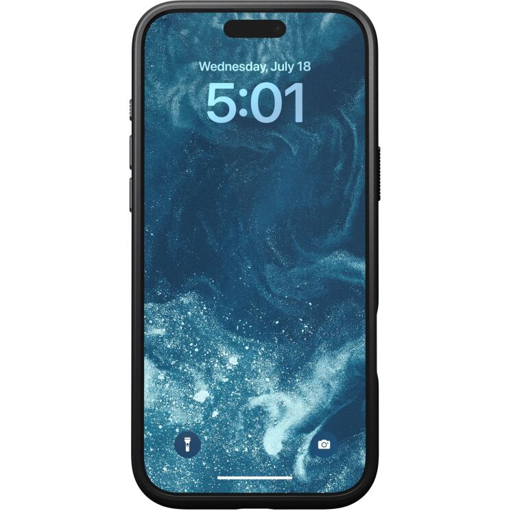 Защитный чехол Nomad Modern Leather Case для Apple iPhone 16 Pro Max (NM01693185) - Black: фото 5 из 12