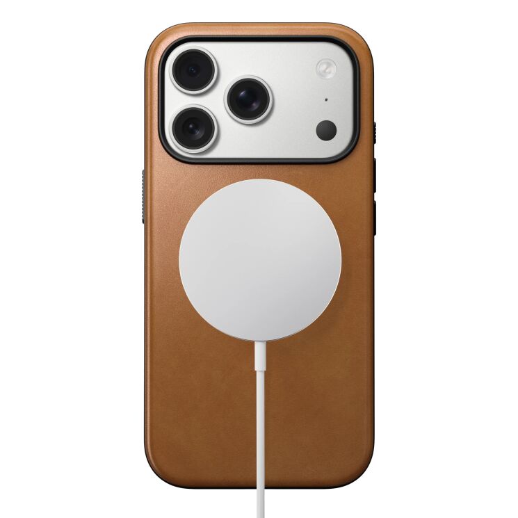 Защитный чехол Nomad Modern Leather Case для iPhone 17 Pro (NM014315858) - English Tan: фото 2 из 12