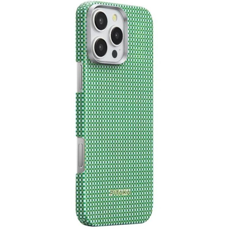 Защитный чехол Pitaka Ultra-Slim Case для Apple iPhone 16 Pro Max KI1602PFOR - Forest Green: фото 3 из 11