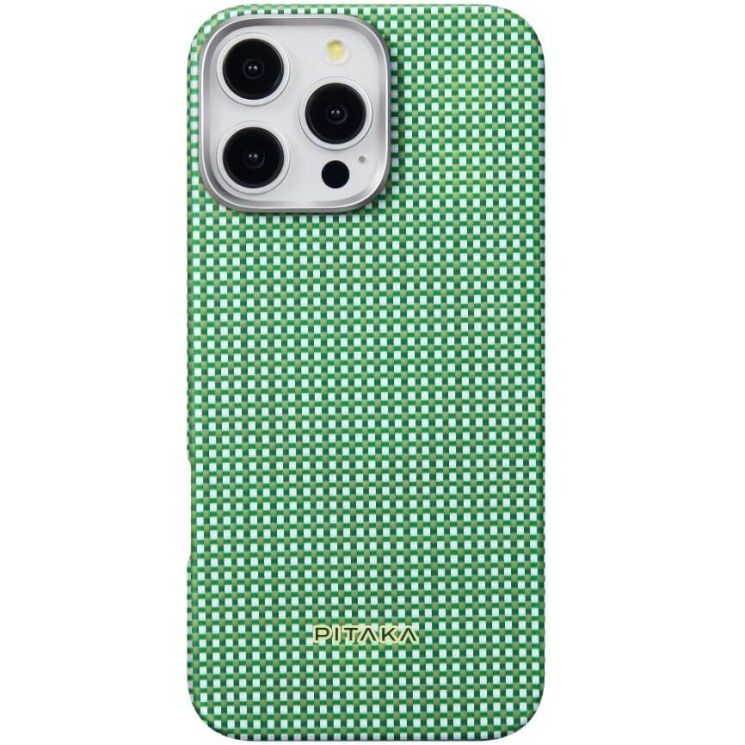 Защитный чехол Pitaka Ultra-Slim Case для Apple iPhone 16 Pro Max KI1602PFOR - Forest Green: фото 2 из 11
