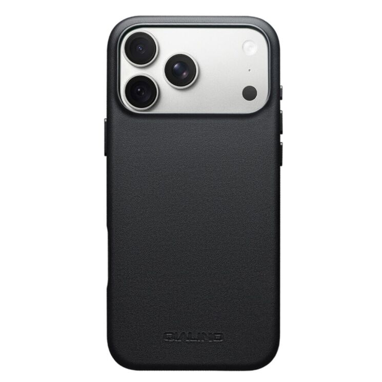 Захисний чохол QIALINO Classic Cover (with MagSafe Support) для iPhone 17 Pro Max - Black: фото 4 з 5