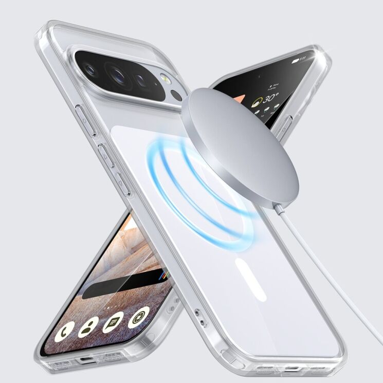 Защитный чехол Reframe Claro Mag для Google Pixel 10 / 10 Pro / 9 / 9 Pro - White: фото 3 из 7