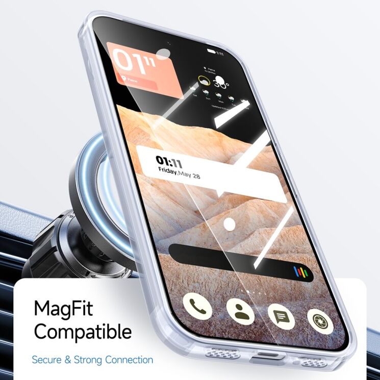 Защитный чехол Reframe Claro Mag для Google Pixel 10 / 10 Pro / 9 / 9 Pro - White: фото 6 из 7