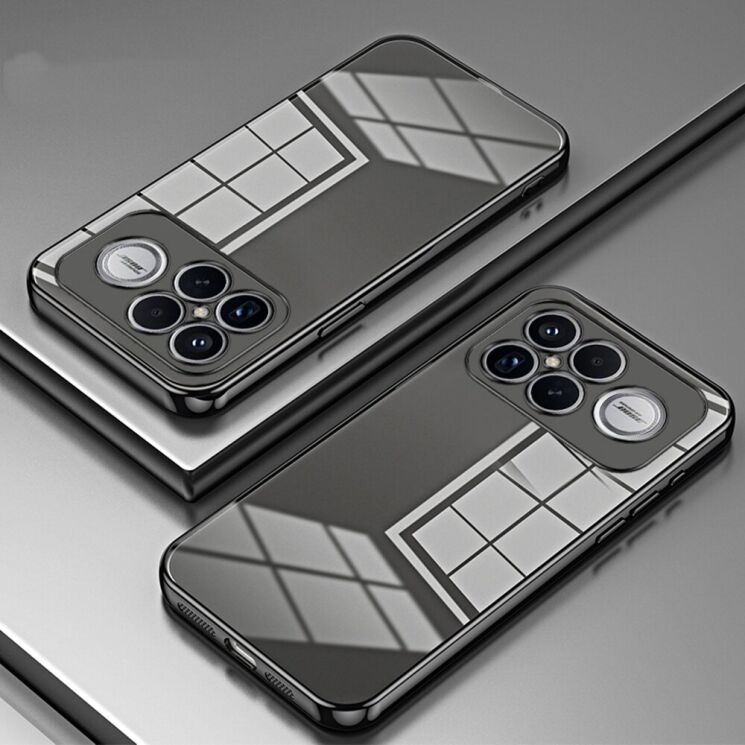 Защитный чехол Reframe Electroplating Frame для Xiaomi Poco F8 Ultra - Black: фото 2 из 7