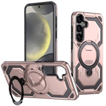 Защитный чехол Reframe Hybrid Magnetic для Samsung Galaxy S24 FE (S721) - Rose Gold: фото 1 из 7