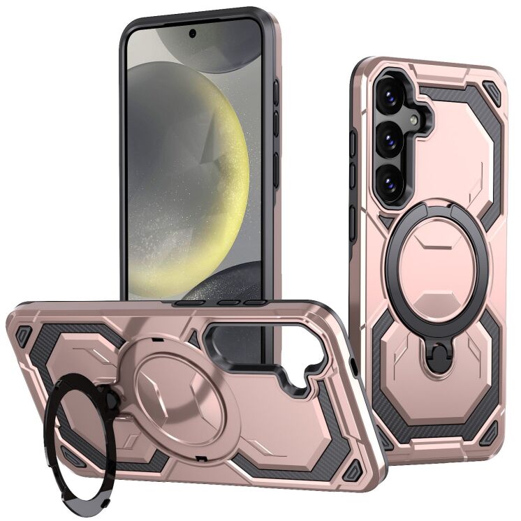 Защитный чехол Reframe Hybrid Magnetic для Samsung Galaxy S24 FE (S721) - Rose Gold (375128RG) Защитный чехол Reframe Hybrid Magnetic для Samsung Galaxy S24 FE (S721) - Rose Gold: фото 1 из 7