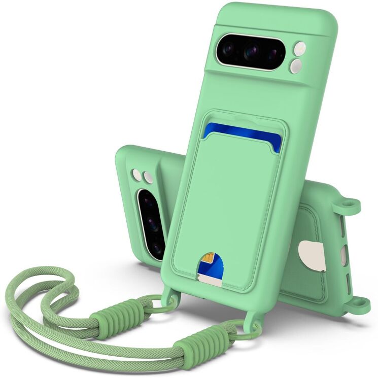 Защитный чехол Reframe Silicone Holder для Google Pixel 8A - Green: фото 1 из 8