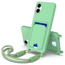Захисний чохол Reframe Silicone Holder для Samsung Galaxy A06 (A065) - Green: фото 1 з 7