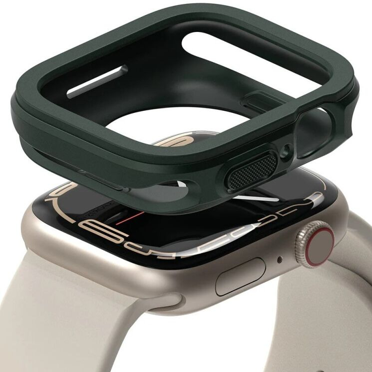 Защитный чехол Ringke Air Sports для Apple Watch 45 mm (7 / 8 / 9 Series) 8809848203534 - Dark Green (304715G) Защитный чехол Ringke Air Sports для Apple Watch 45 mm (7 / 8 / 9 Series) 8809848203534 - Dark Green: фото 1 из 10