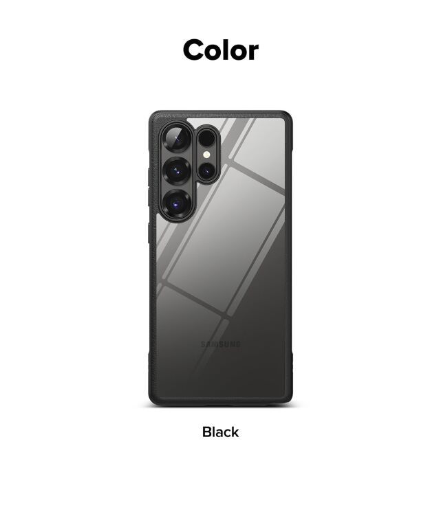 Защитный чехол Ringke Fusion Bold для Samsung Galaxy S25 Ultra (S938) 8800274969070 - Black: фото 13 из 14