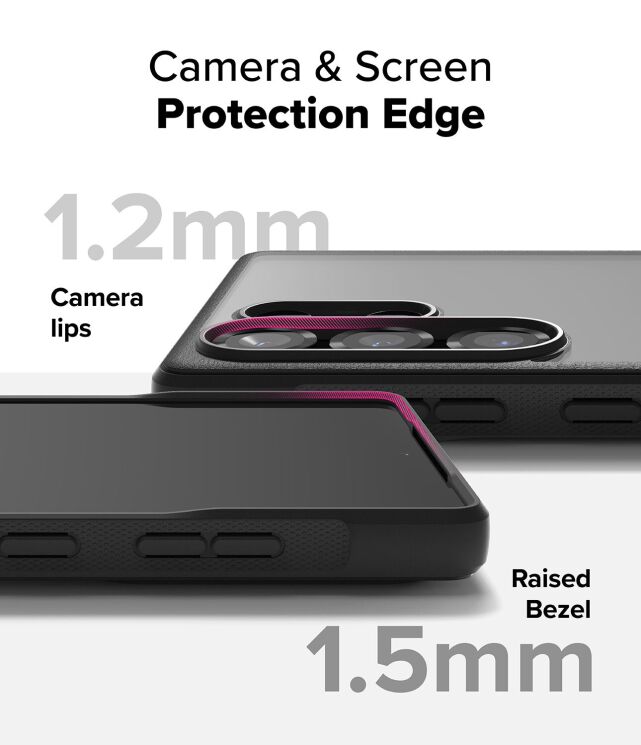Защитный чехол Ringke Fusion Bold для Samsung Galaxy S25 Ultra (S938) 8800274969070 - Black: фото 8 из 14
