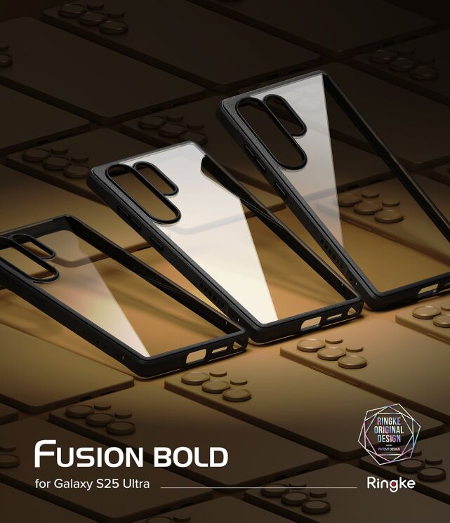 Защитный чехол Ringke Fusion Bold для Samsung Galaxy S25 Ultra (S938) 8800274969070 - Black: фото 2 из 14