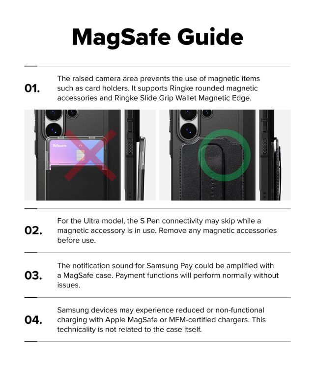 Защитный чехол Ringke Onyx Alfa Magnetic для Samsung Galaxy S26 Ultra (S948) 8800328816145 - Black: фото 18 из 19