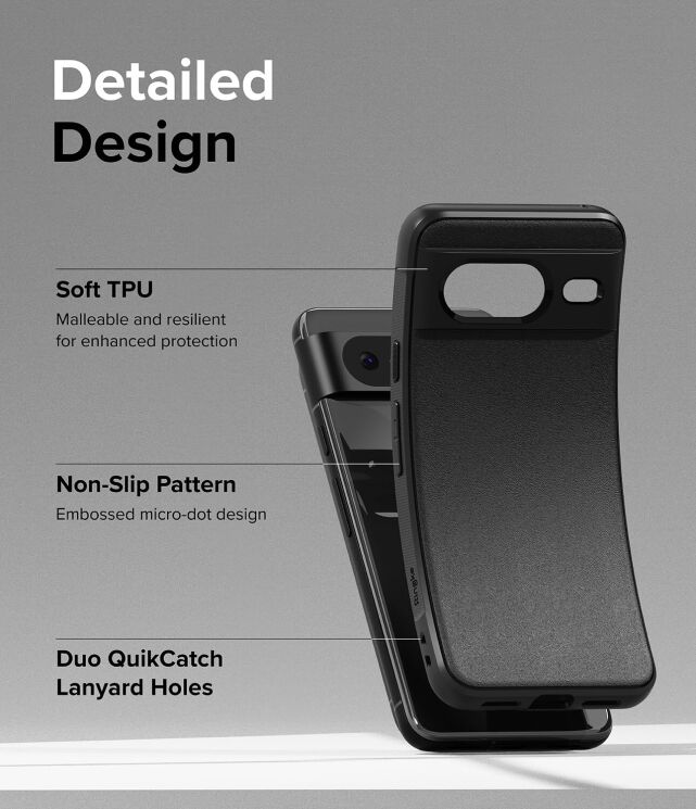 Защитный чехол RINGKE Onyx для Google Pixel 8 - Black: фото 9 из 11