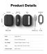 Защитный чехол Ringke Silicone Case для AirPods Pro 3 (8800293859406) - Black (390141B). Фото 11 из 14