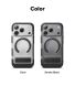 Защитный чехол Ringke UX Magnetic для iPhone 17 Pro (8800328811393) - Smoke Black (422703B). Фото 10 из 11