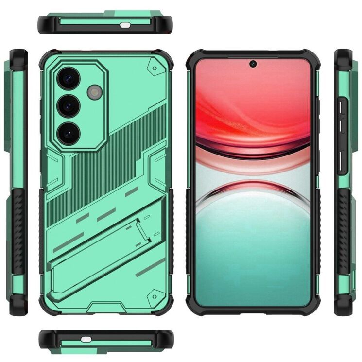 Защитный чехол с подставкой Deexe Bibercas для Samsung Galaxy S26 - Black: фото 6 из 6