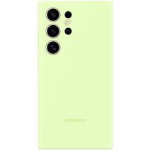 Защитный чехол Silicone Case для Samsung Galaxy S24 Ultra (S928) EF-PS928TGEGWW - Light Green: фото 1 из 5