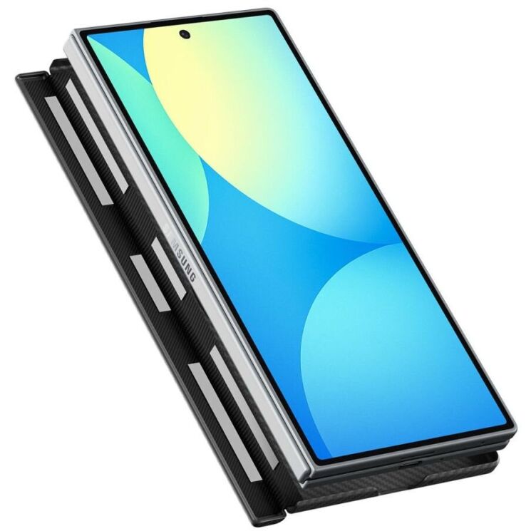 Защитный чехол Spigen AirSkin Aramid (MagFit) для Samsung Galaxy Fold 8 Ultra (ACS11510) - Black (424076B) Защитный чехол Spigen AirSkin Aramid (MagFit) для Samsung Galaxy Fold 8 Ultra (ACS11510) - Black: фото 4 из 13