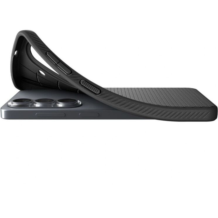 Защитный чехол Spigen Liquid Air для Samsung Galaxy S26 Plus (S947) ACS10700 - Matte Black: фото 3 из 12