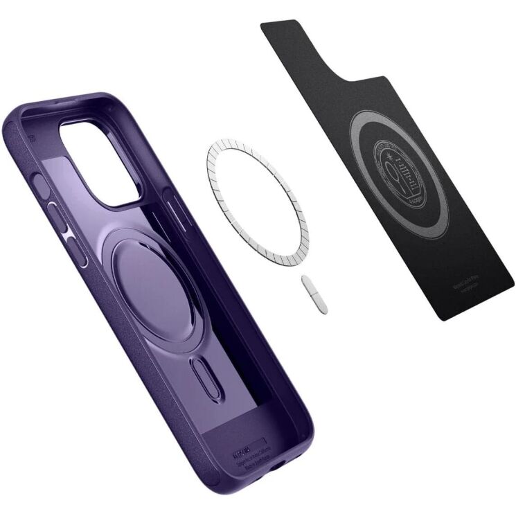 Защитный чехол Spigen (SGP) Core Armor Mag для Apple iPhone 14 Pro Max (ACS05584) - Deep Purple: фото 6 из 17