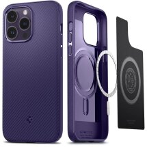 Защитный чехол Spigen (SGP) Core Armor Mag для Apple iPhone 14 Pro Max (ACS05584) - Deep Purple: фото 1 из 17