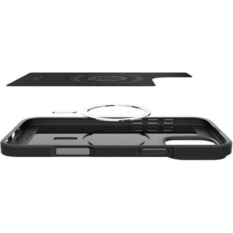 Защитный чехол Spigen (SGP) Core Armor (MagFit) для Apple iPhone 16 Pro - Matte Black: фото 6 из 14