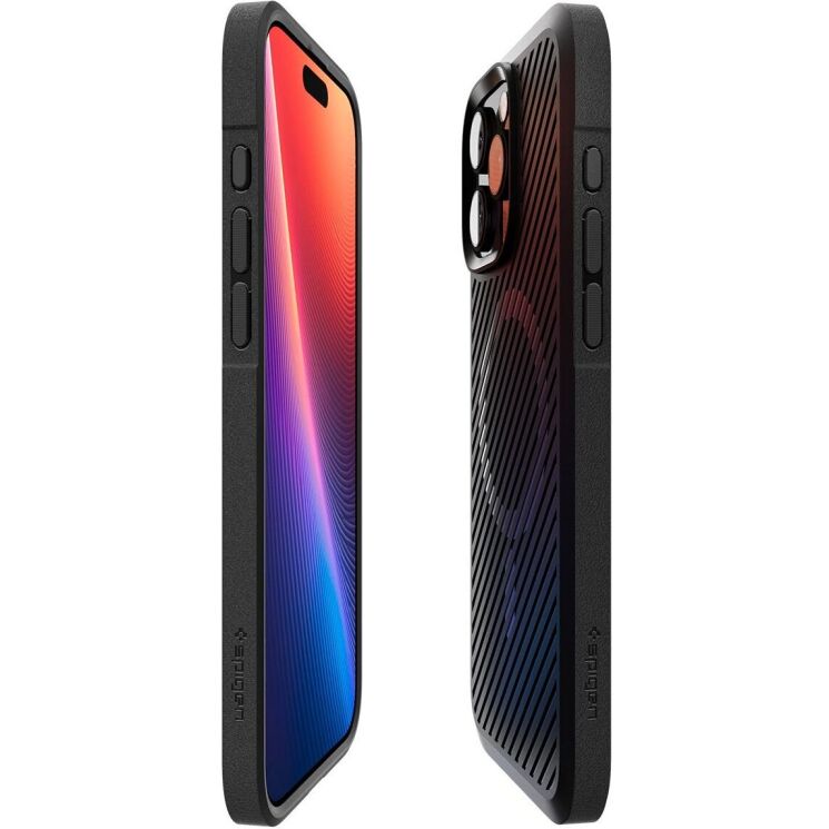 Защитный чехол Spigen (SGP) Core Armor (MagFit) для Apple iPhone 16 Pro - Matte Black: фото 3 из 14