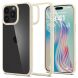 Защитный чехол Spigen (SGP) Crystal Hybrid для Apple iPhone 15 Pro Max - Sand Beige (339400Z). Фото 1 из 15