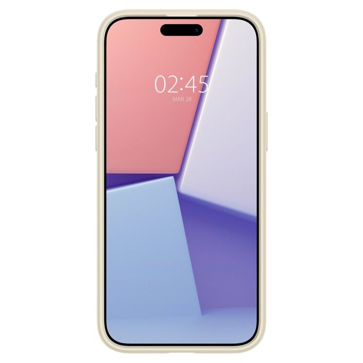 Защитный чехол Spigen (SGP) Crystal Hybrid для Apple iPhone 15 Pro Max - Sand Beige: фото 3 из 15