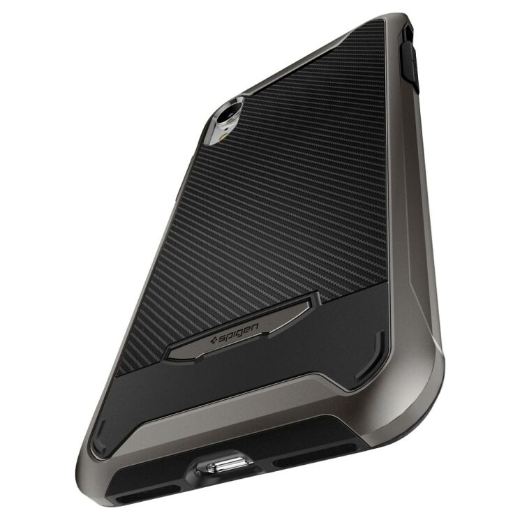 Захисний чохол Spigen SGP Hybrid NX для iPhone XR - Gunmetal: фото 3 з 8