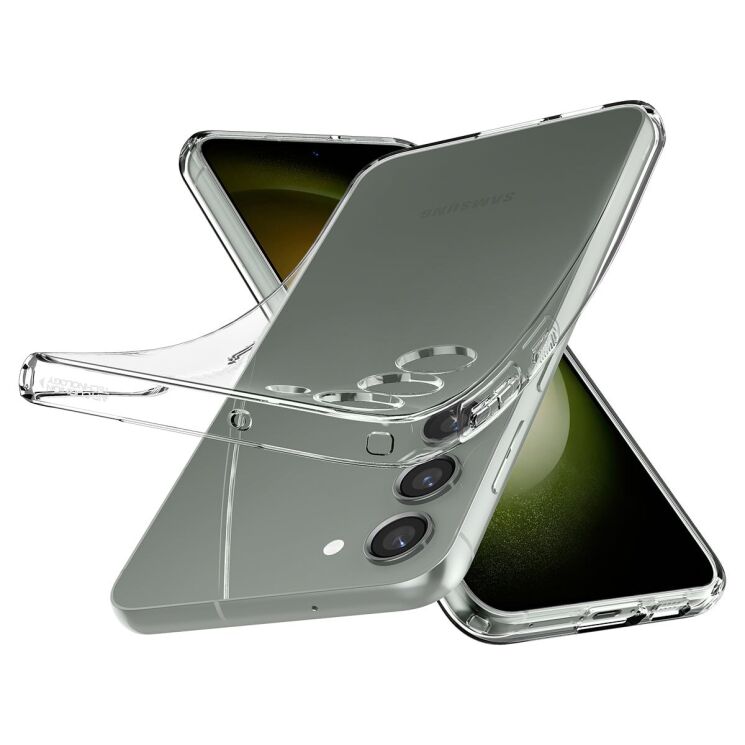 Захисний чохол Spigen (SGP) Liquid Crystal для Samsung Galaxy S23 (S911) - Crystal Clear: фото 5 з 15