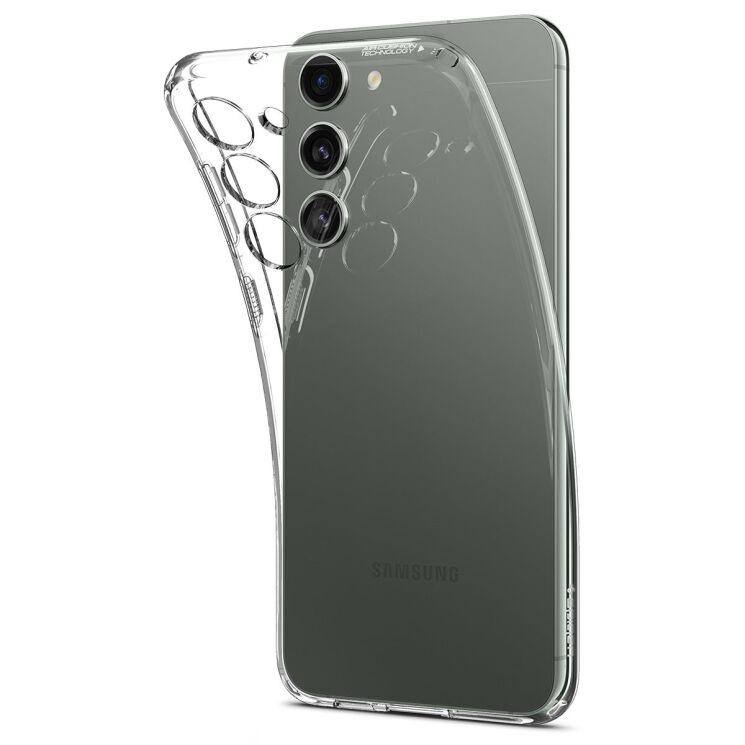 Захисний чохол Spigen (SGP) Liquid Crystal для Samsung Galaxy S23 (S911) - Crystal Clear: фото 4 з 15