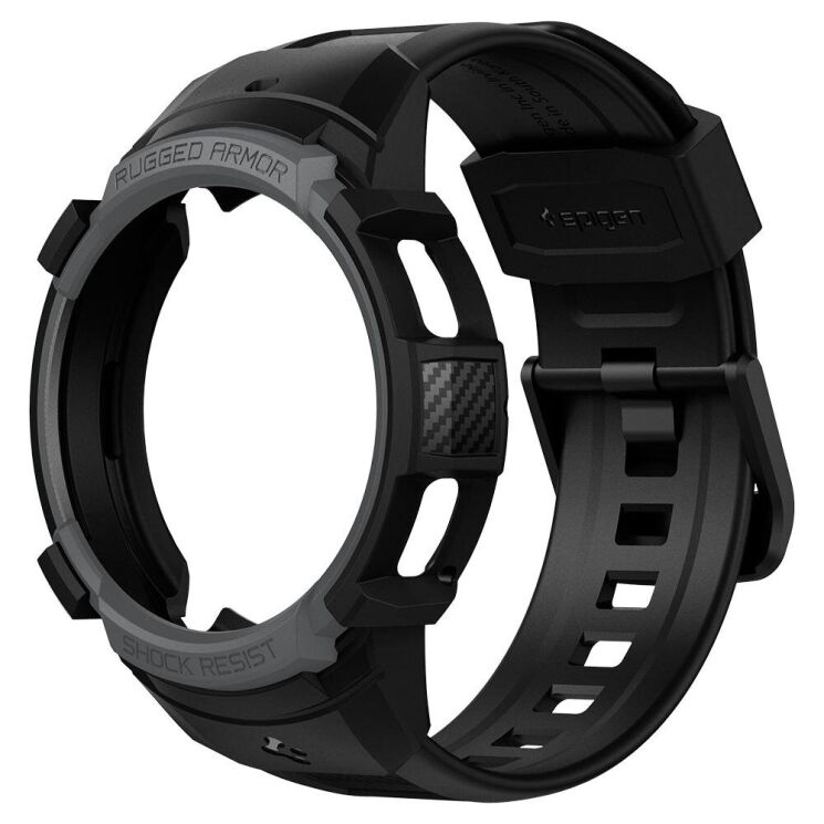 Защитный чехол Spigen (SGP) Rugged Armor Pro (FW) для Samsung Galaxy Watch 4 (40mm) - Charcoal Grey: фото 1 из 17