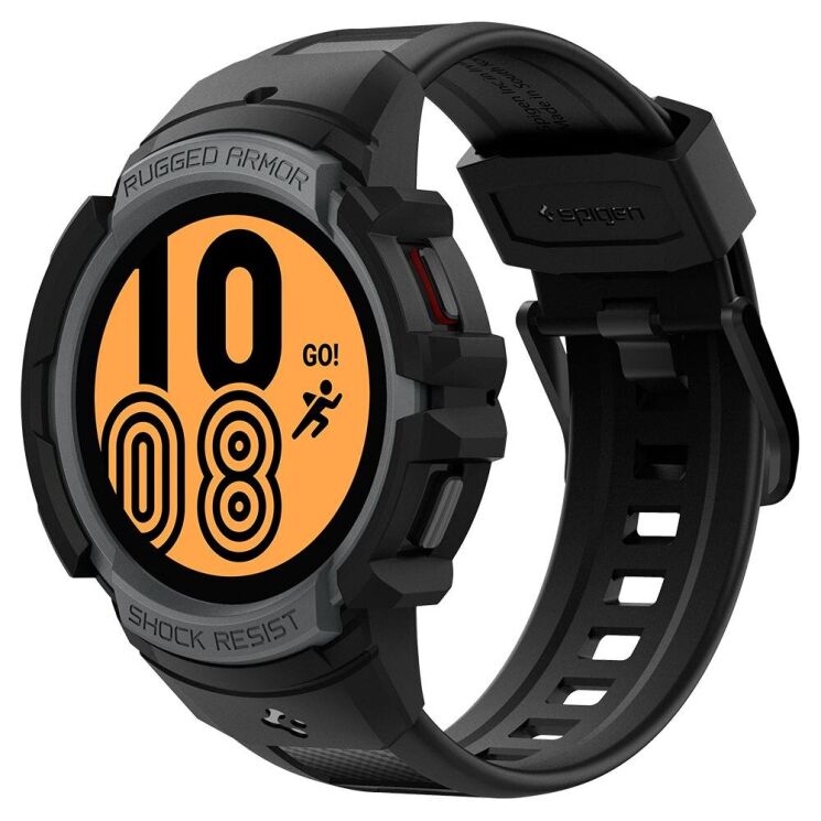 Защитный чехол Spigen (SGP) Rugged Armor Pro (FW) для Samsung Galaxy Watch 4 (40mm) - Charcoal Grey: фото 2 из 17