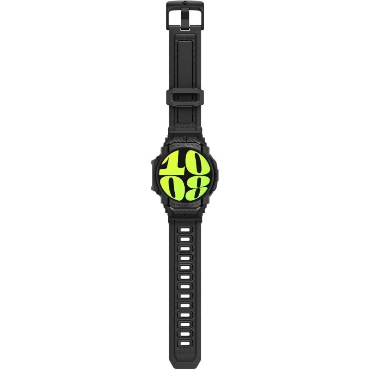 Защитный чехол Spigen (SGP) Rugged Armor Pro (FW) для Samsung Galaxy Watch 7 (44mm) - Matte Black: фото 12 из 18