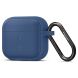 Защитный чехол Spigen (SGP) Silicone Fit (FH) для Apple AirPods 3 - Deep Blue: фото 1 из 19